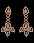 Long Droplet Diamond Earrings