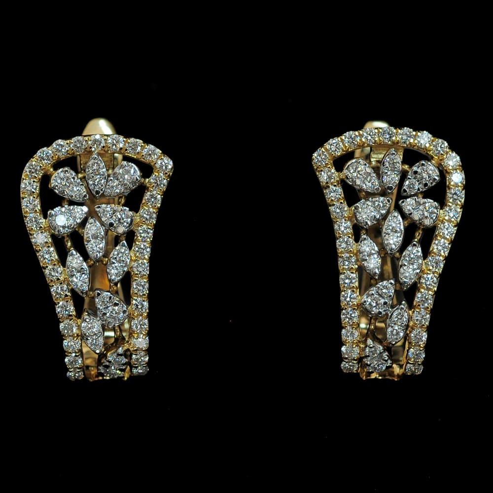 Diamond Earrings.