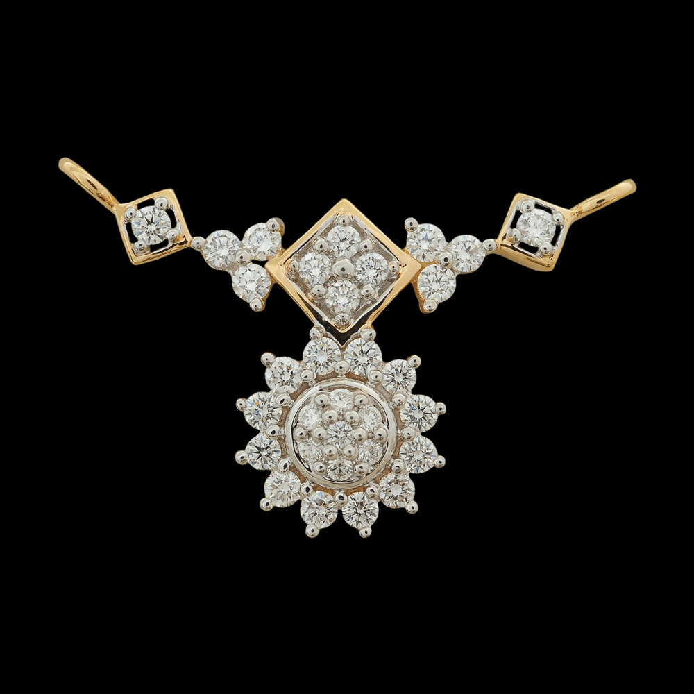 Elegant Gold and Diamond(Pendant)