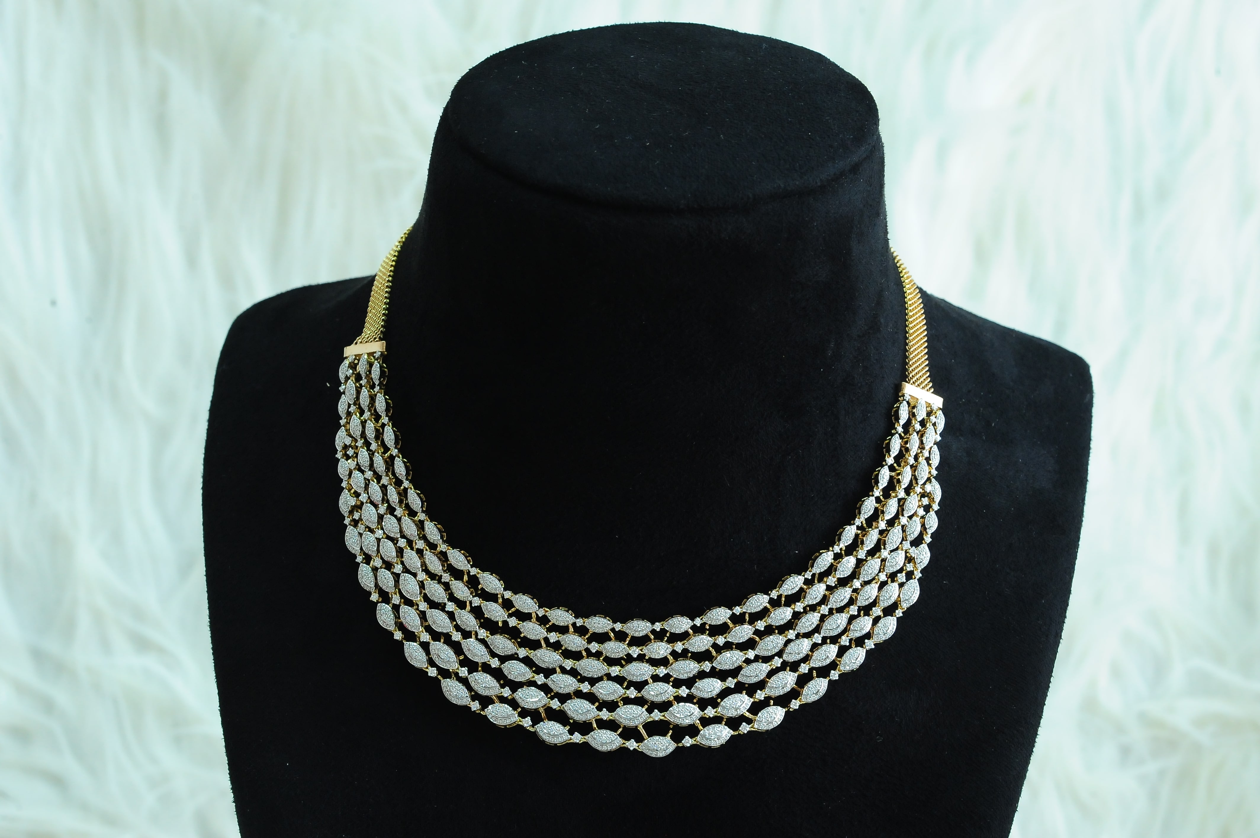 Bridal Diamond Choker Necklace 