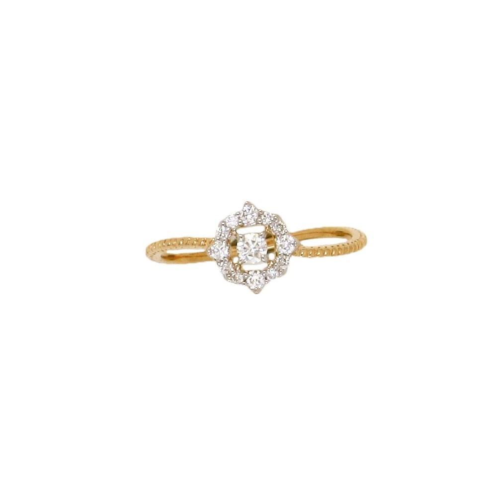 Classic Floral Diamond Ring