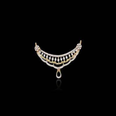 diamond mangalsutra pendant